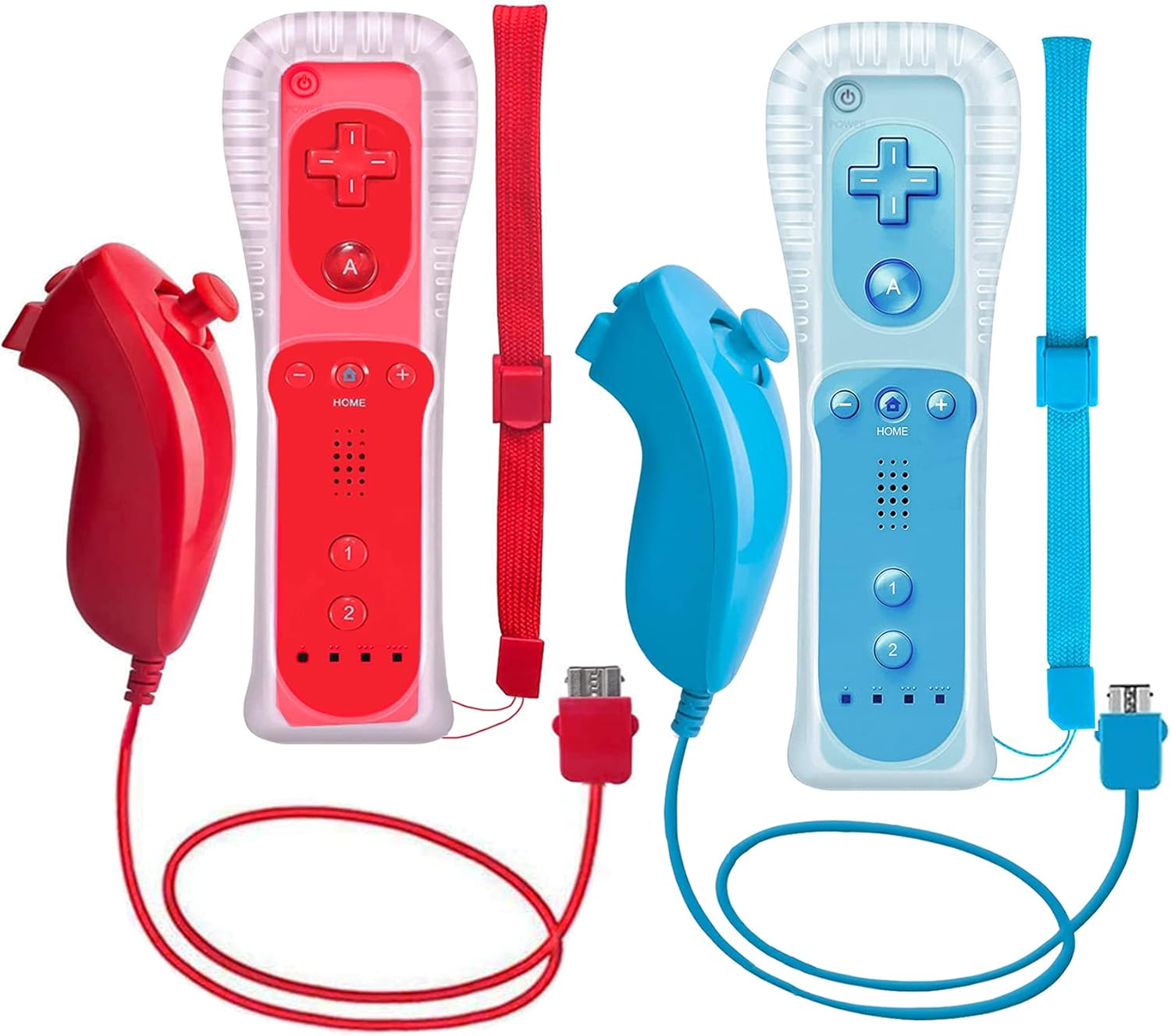 ZeroStory Wii Controller and Nunchuck Set for Wii and Wii U