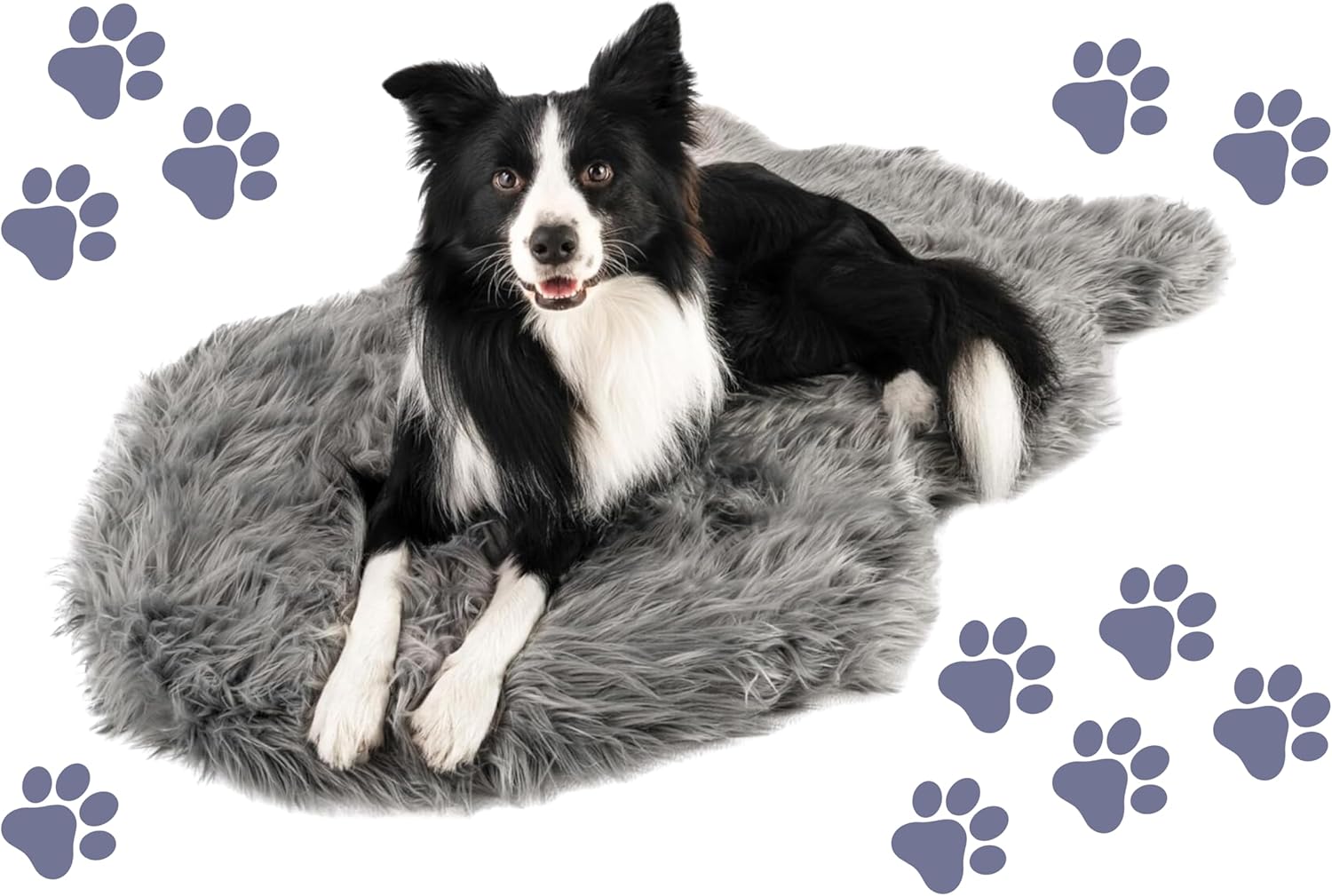 PupRug Orthopedic Dog Bed for Large Dogs with Memory Foam