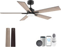 52 Smart Ceiling Fan with Lights Remote - Ultra Quiet DC Motor