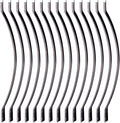 Aluminum Deck Balusters 32-1/4 in Matte Black (25-Pack) - Sturdy Arch