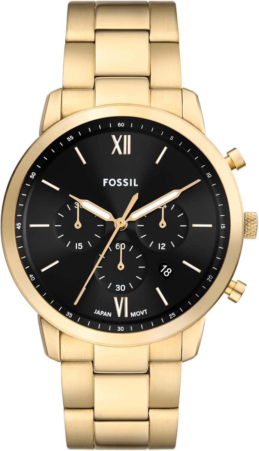 Fossil Men's Neutra Quartz Chronograph Watch with Big Face Style