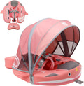 Mambobaby Floats with Canopy & Tail - Stable Non-Inflatable Baby Float