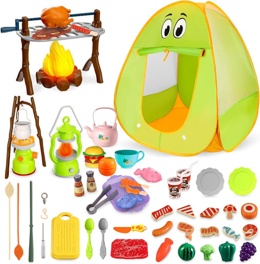Pop Up Kids Camping Set | Pretend Play Outdoor Gear Xmas Gift