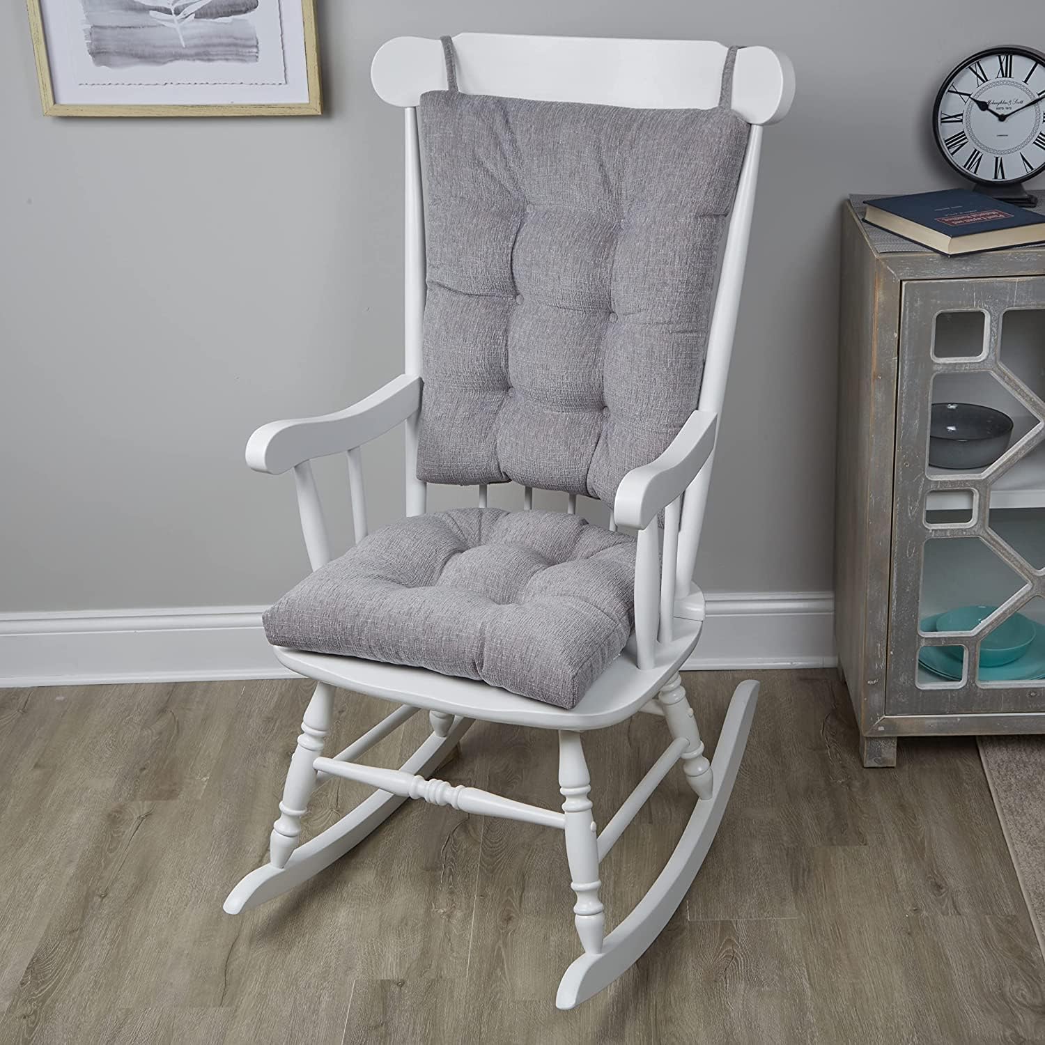 Non-Slip Rocking Chair Cushion Set - Thick & Comfy!