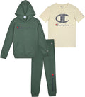 Champion Boys Sweatsuit Set for Kids 3 Piece Tracksuit - Comfortable