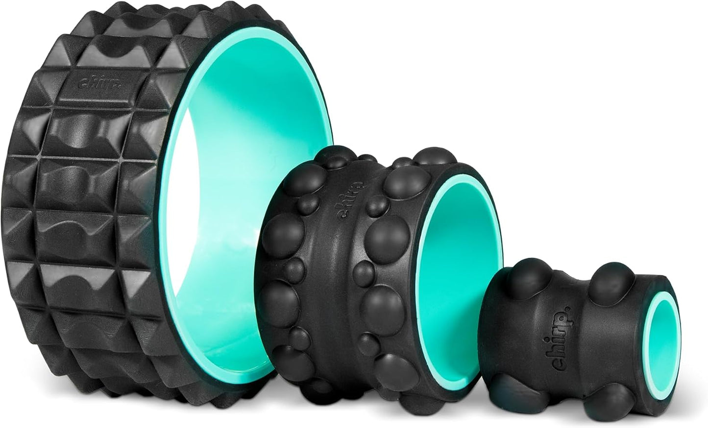 Chirp Wheel XR 3P Foam Roller Set - Ultimate Pain Relief