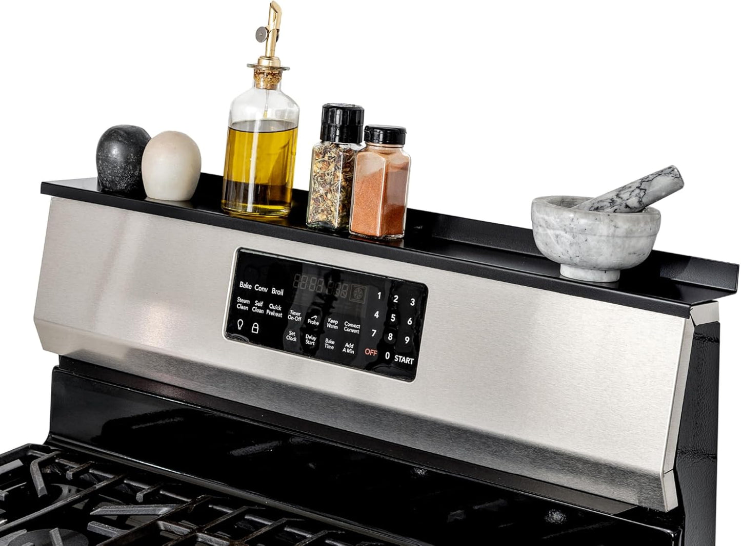 StoveShelf 20in Magnetic Shelf for Kitchen Stove Organization