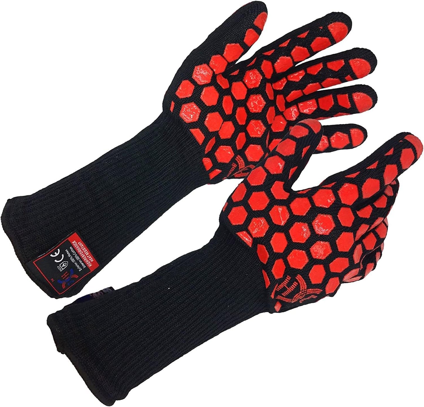 EN407 Certified Heat-Resistant Gloves: 932F Protection