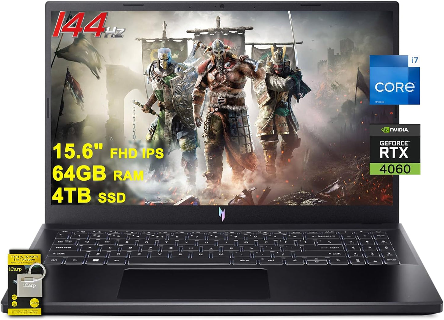 acer Nitro V 15 Gaming Laptop with 64GB RAM and 4TB SSD