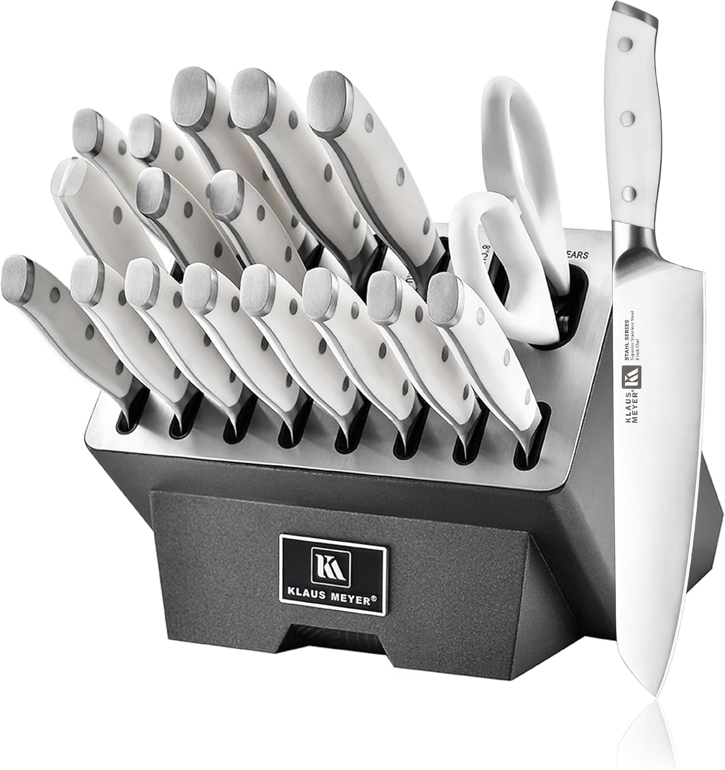 Klaus Meyer Stahl 19 Piece High Carbon German Steel Knife Set