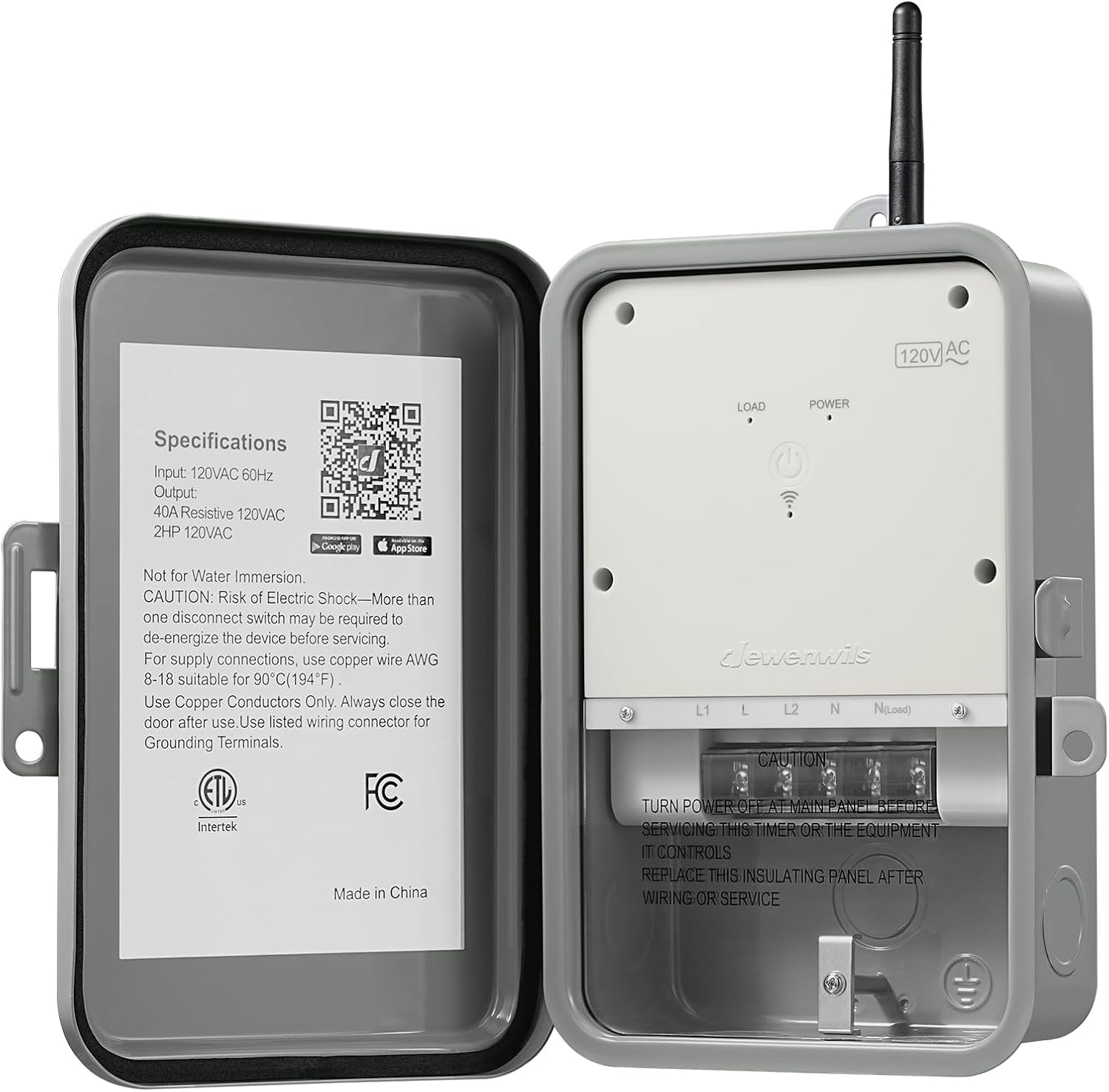 DEWENWILS Pool Pump Timer - Smart WiFi Controller for Outdoors