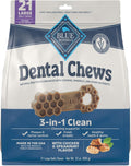 Blue Buffalo Dental Chews Large Dog Treats - Daily Teeth Cleaning