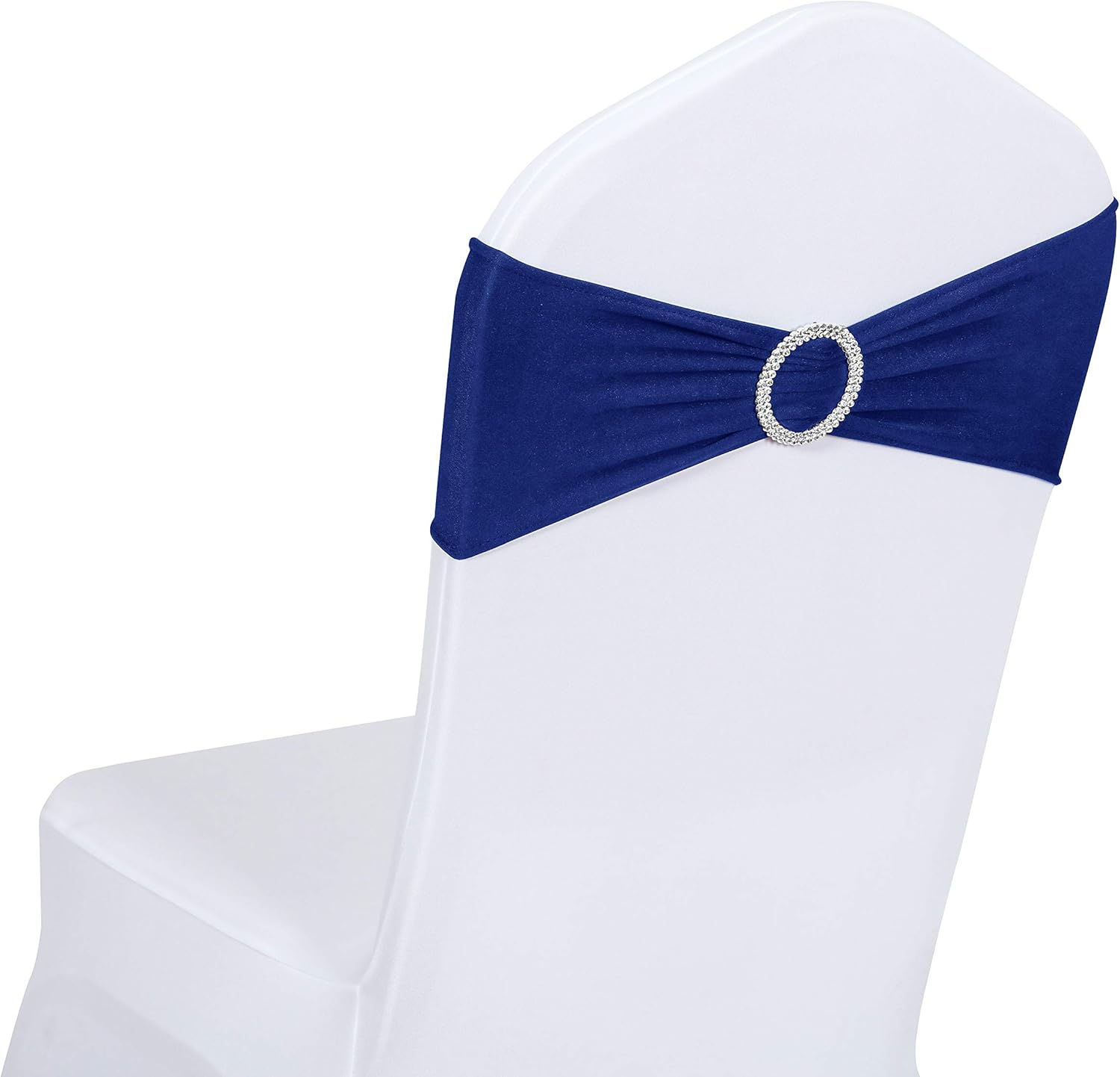 Obstal 50 PCS Spandex Stretch Chair Sashes for Events and Weddings