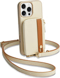 LAMEEKU iPhone 16 Pro Case Wallet with Card Holder - Hands-Free
