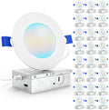 Sunco 4 Inch LED Recessed Lights 24 Pack - Slim Dimmable Downlights