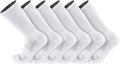 TCK Moisture Wicking Work Crew Socks - Cushioned Crew Socks for Work