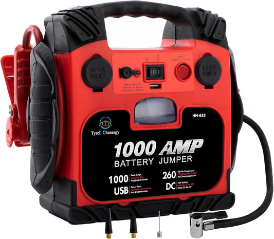 Ultimate Power On-the-Go: Jump Starter & Air Compressor Combo