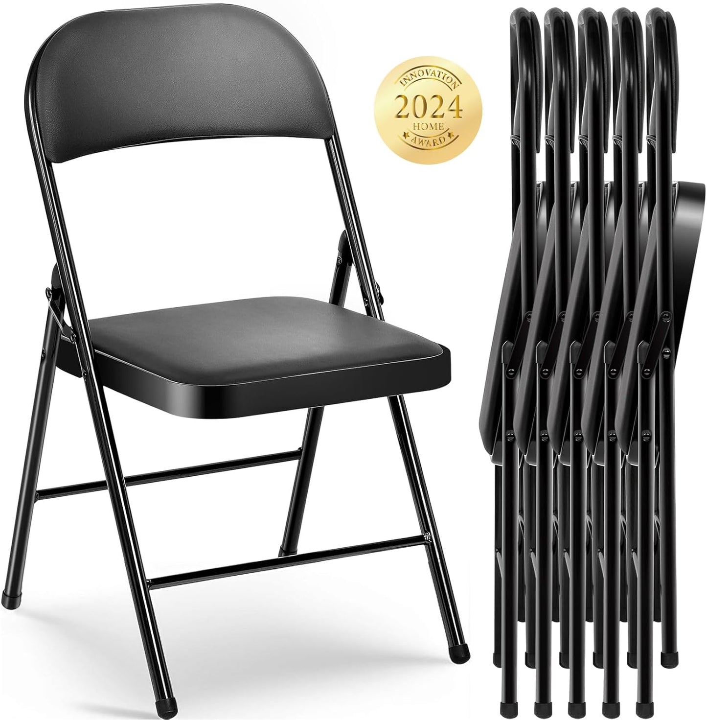 Durable Steel Frame Padded Folding Chair - Harigal