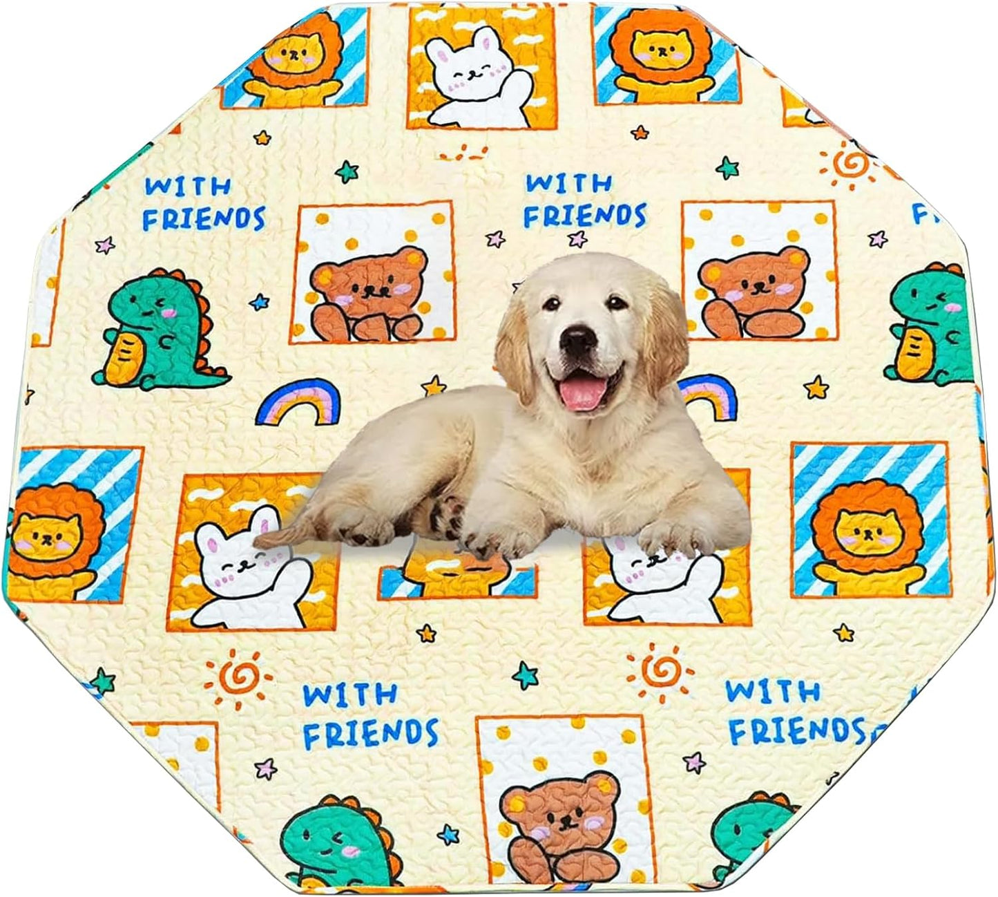 Durable Dog Playpen Mat for Crate and Puppy Training Needs
