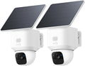 eufy Security SoloCam E30 2 Pack - 360 Solar Outdoor Cameras