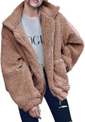 PRETTYGARDEN Sherpa Fleece Oversized Teddy Coat - Cozy Winter Jacket