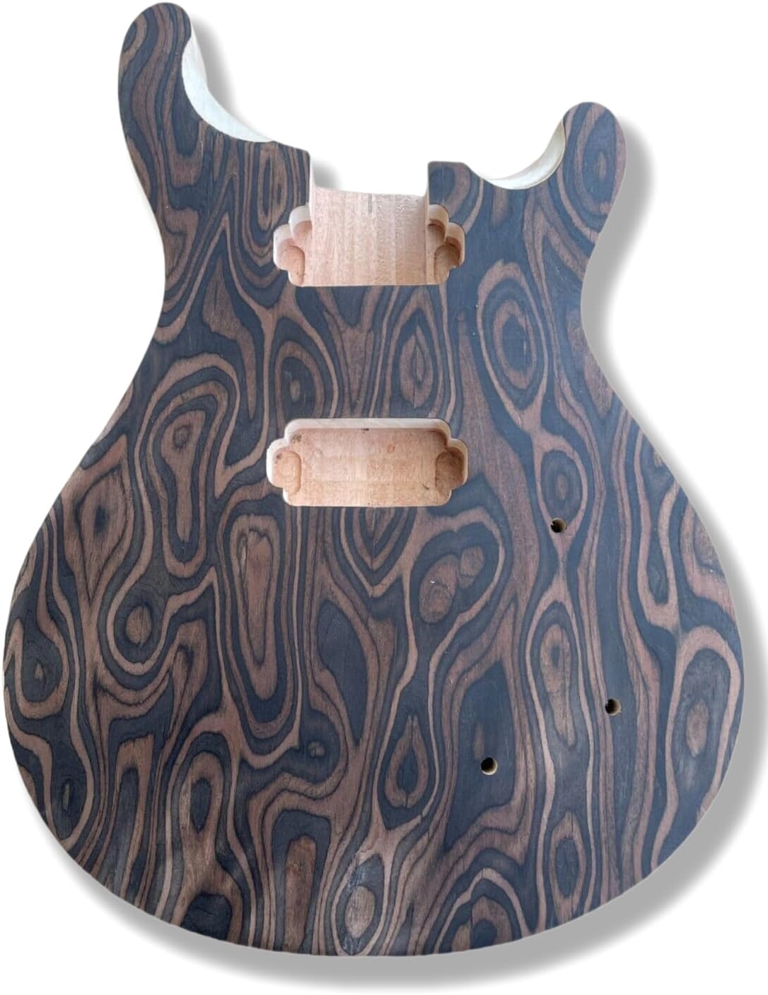 HH Pickup Solid Wood Guitar Body DIY - Mahogany