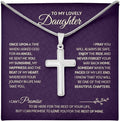 To My Beautiful Daughter Necklace from Mom & Dad - Keepsake Pendant
