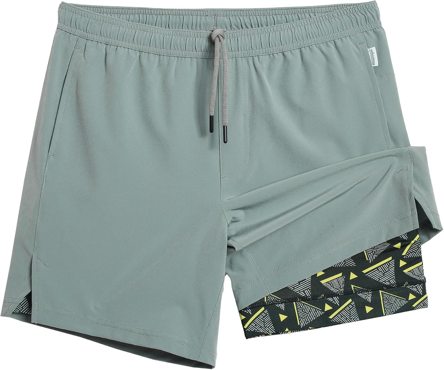 maamgic 2 in 1 Gym Shorts for Men with Quick Dry Features