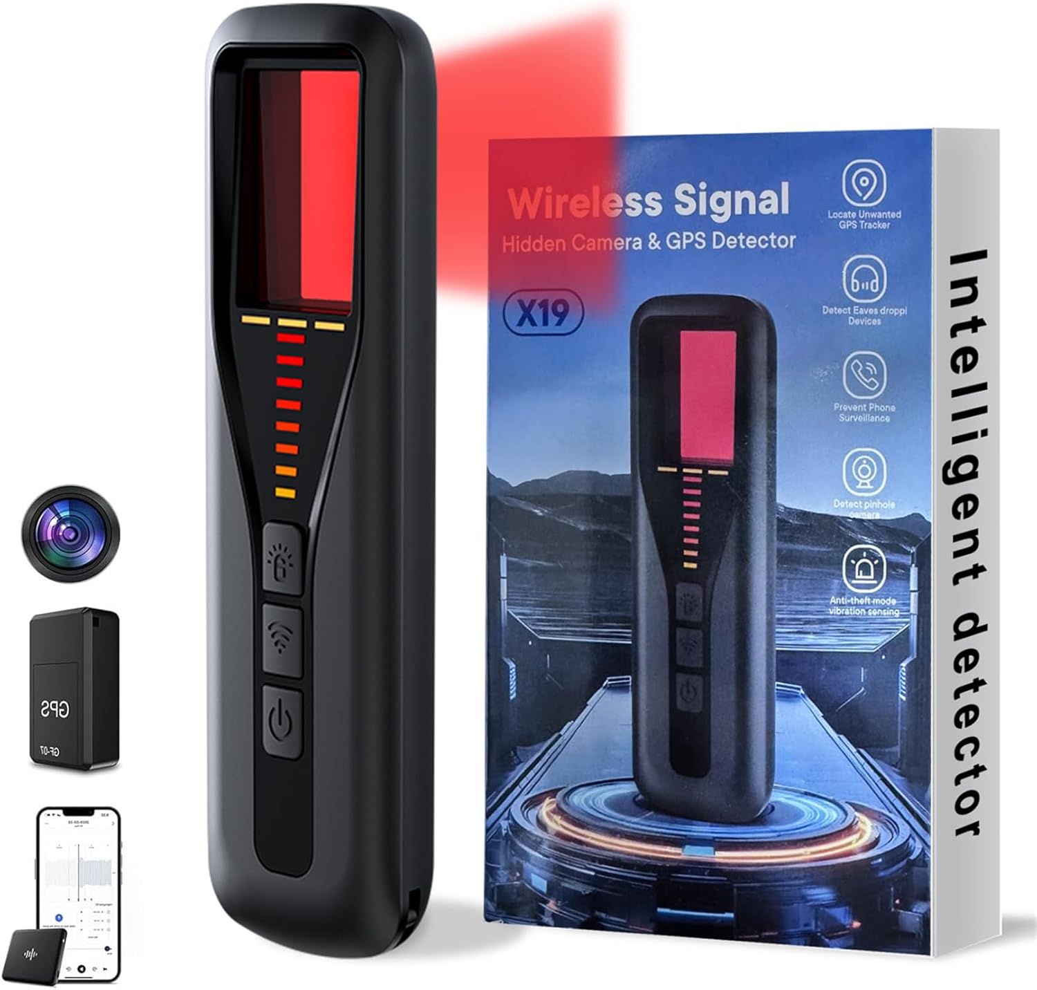 Hidden Camera Detectors for Travel - 2025 Upgraded Spy Finder