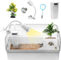 Turtle Tank Habitat Kit - Starter Aquarium with Hideout and Filter