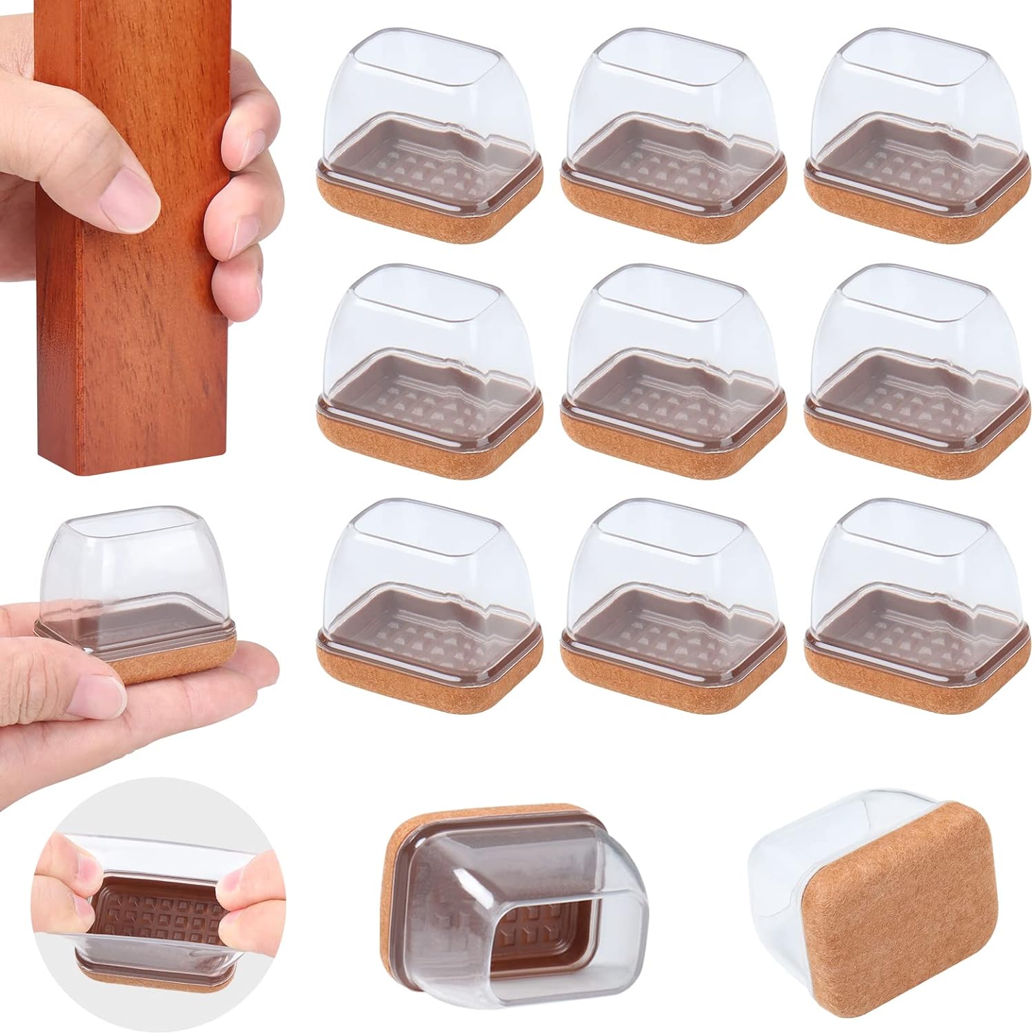 Silicone Chair Leg Protectors - Scratch-free & Silent Floors!
