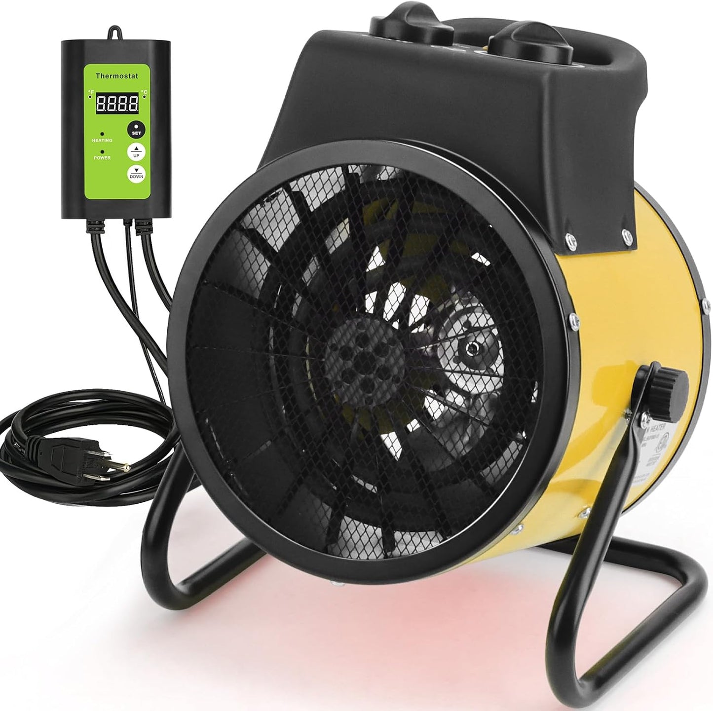 Efficient Greenhouse Heater with Digital Thermostat for Plants