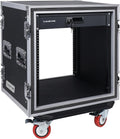 Sound Town Shock Mount 12U ATA Rack Case with 2U Drawer