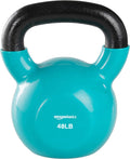 Vinyl Kettlebell 40 lb - Durable Coated Cast Iron for Home Training