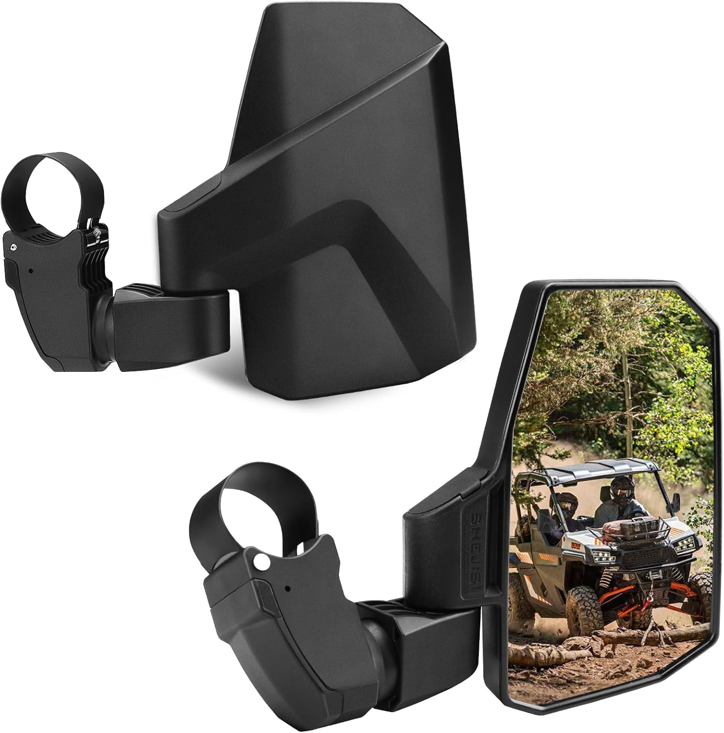 UTV Mirrors with Spring Back Feature for Easy Reset and Safety