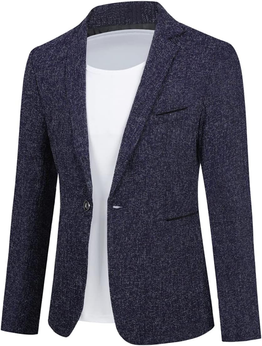 Cloudstyle Men's Slim Fit Sport Coat Blazer for Business Wear