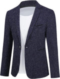 Men's Slim Fit One Button Sport Coat - Lightweight Polyester