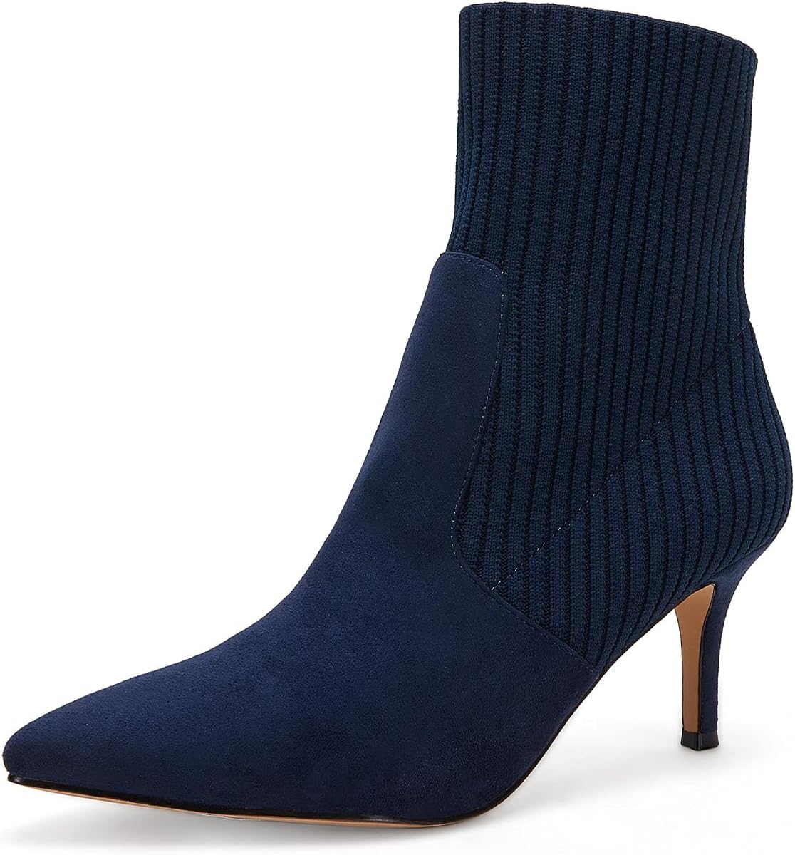 Coutgo Women's Pointed Toe Ankle Boots for Stylish Comfort