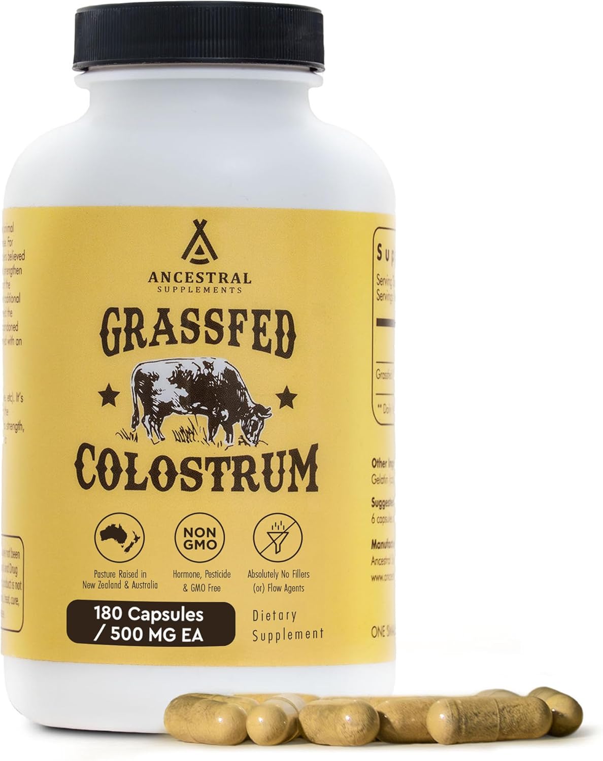 Grass Fed Beef Colostrum Supplement for Immune Support