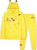 Pokemon Tracksuit Set Boys 2 Pc Hoodie Joggers - Cozy Anime Style
