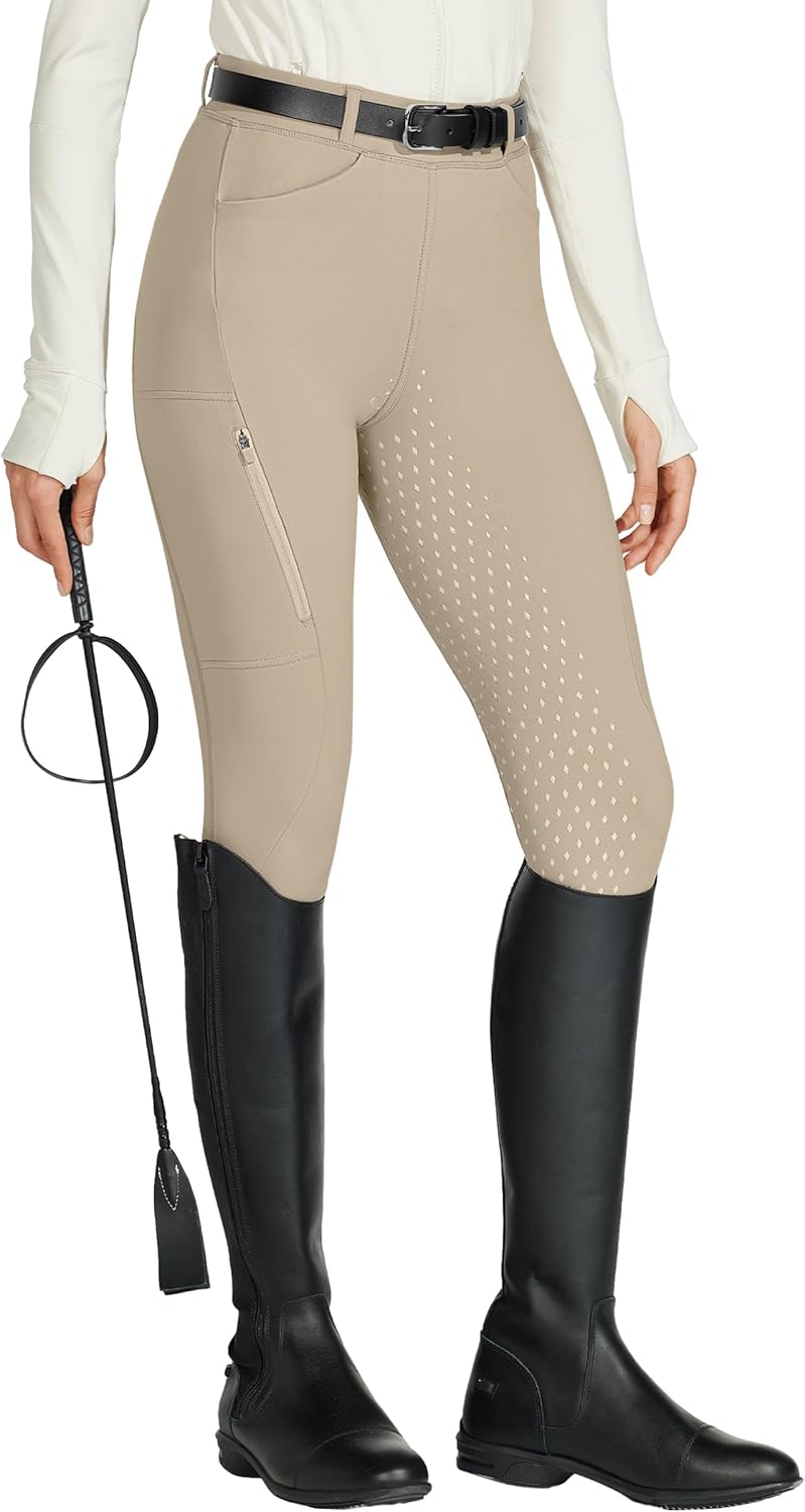 Willit Women's Horse Riding Pants with Silicone Full Seat Design