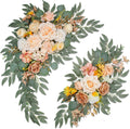 Wedding Welcome Signs Floral Pack of 2 - Lifelike Arch Flowers