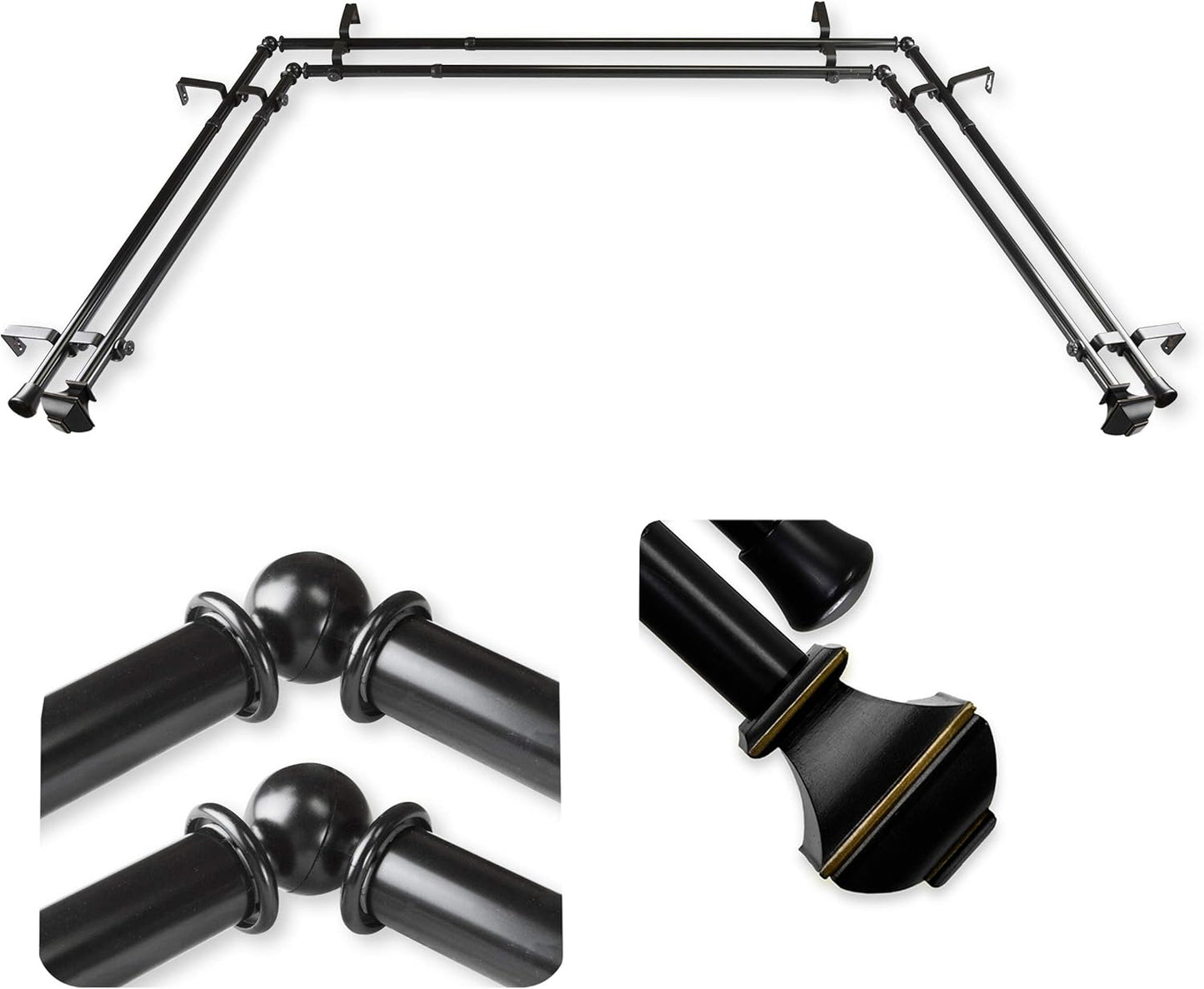 Enhance Your Space - Double Bay Window Rod