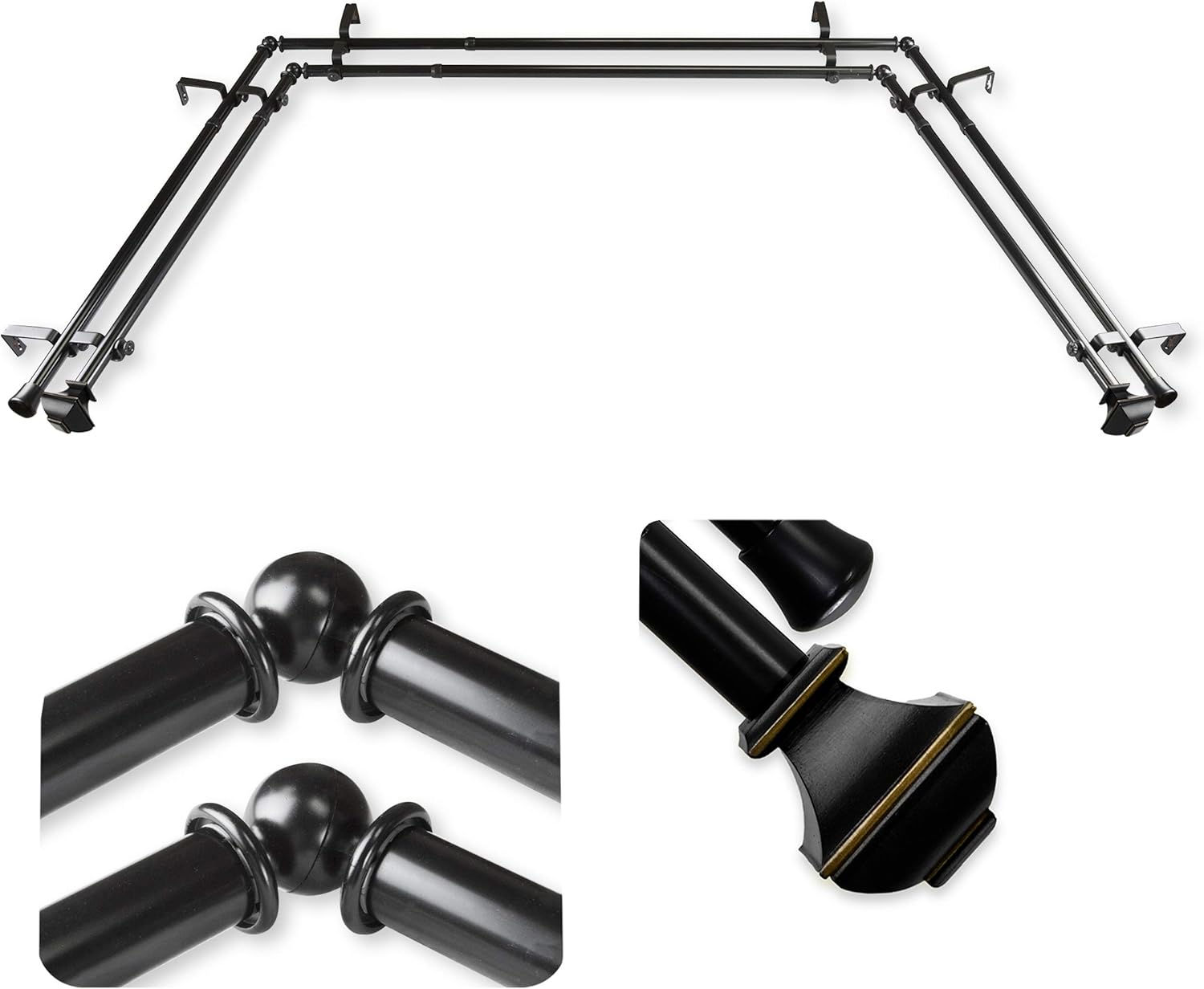 Enhance Your Space - Double Bay Window Rod