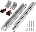 Undermount Soft Close Drawer Slides Full Extension 18 in - Smooth Soft