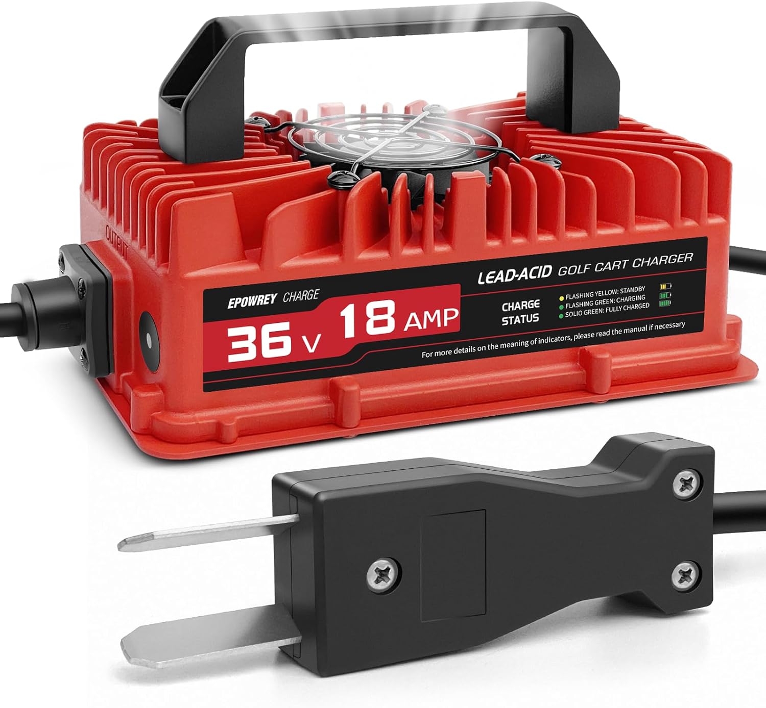 Fast Charging Golf Cart Battery Charger - EZGO & Yamaha Compatible