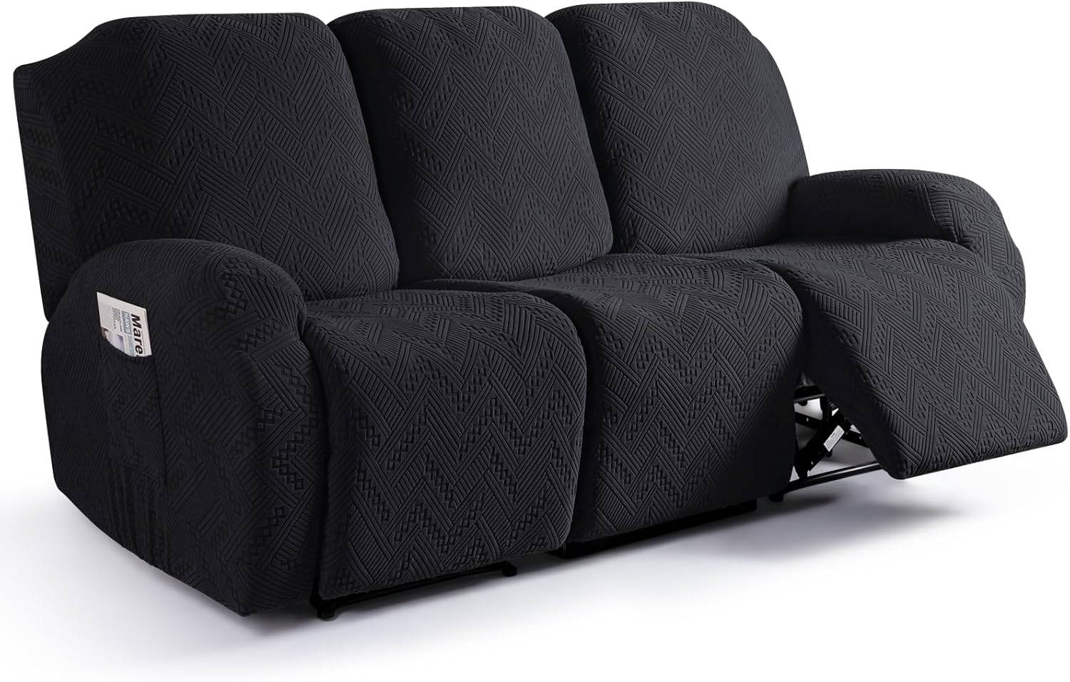Ruaozz Recliner Sofa Covers for 3 Seater Reclining Couches