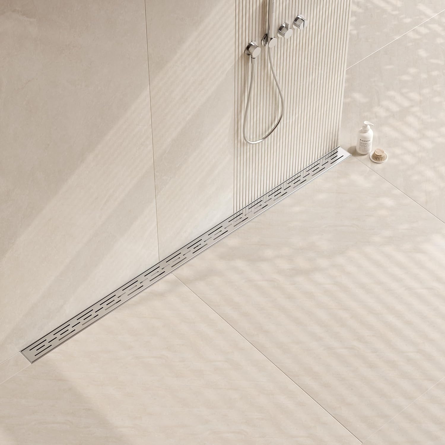 Neodrain 60 Inch Rectangular Linear Shower Drain for Bathrooms