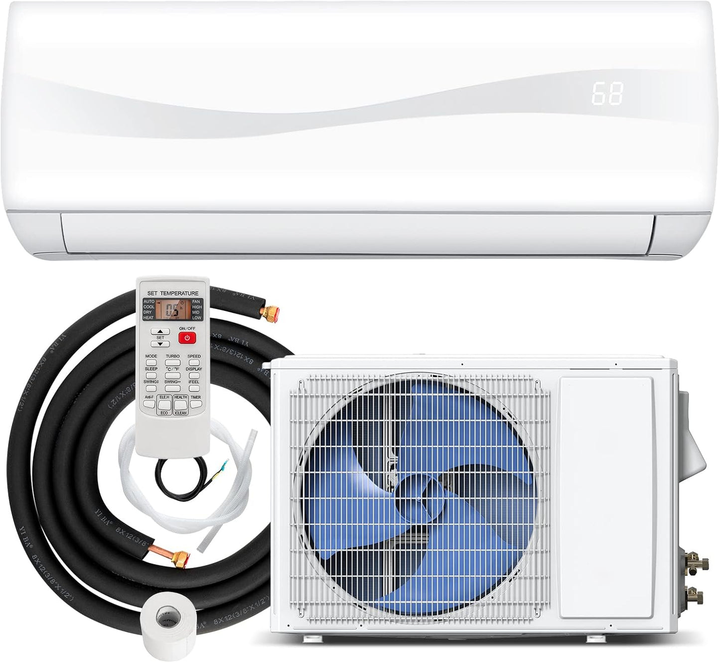 Efficient 12000BTU Mini Split AC - Cool Comfort Guaranteed