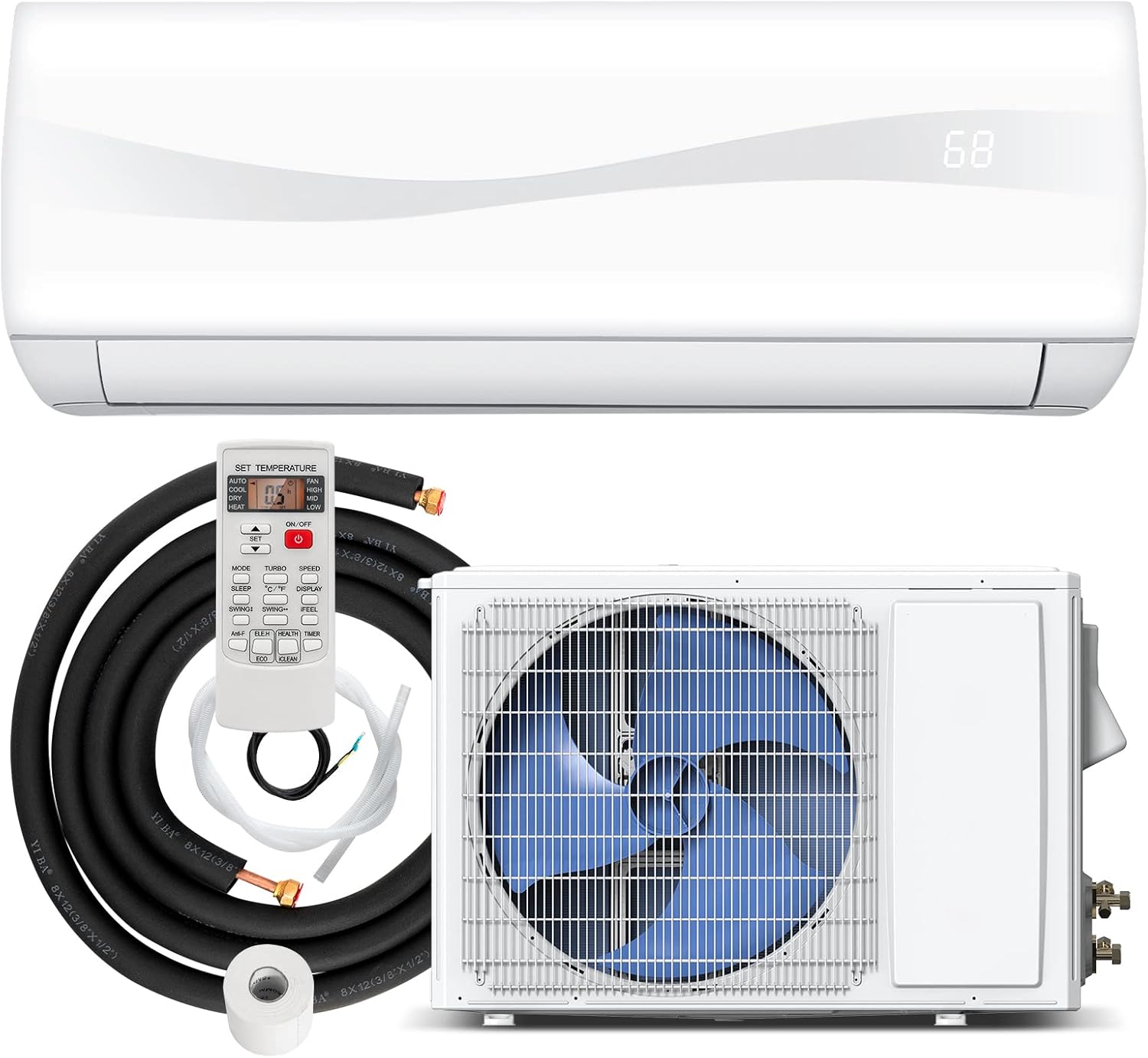 Efficient 12000BTU Mini Split AC - Cool Comfort Guaranteed